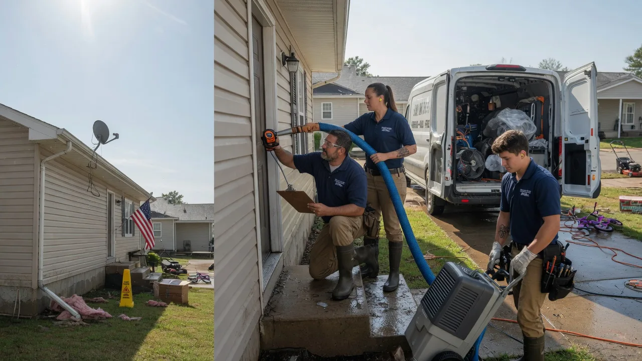 Ceiling Water Damage Restoration in Vilonia, AR near me